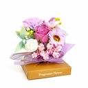 Trandafir artificial, decor, 11x11x14cm