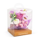 Trandafir artificial, decor, 11x11x14cm