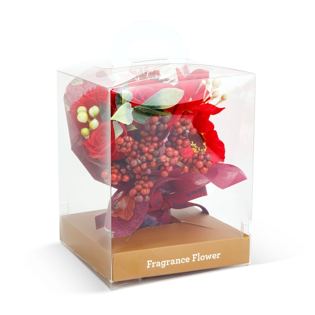 Trandafir artificial, decor, 11x11x14cm