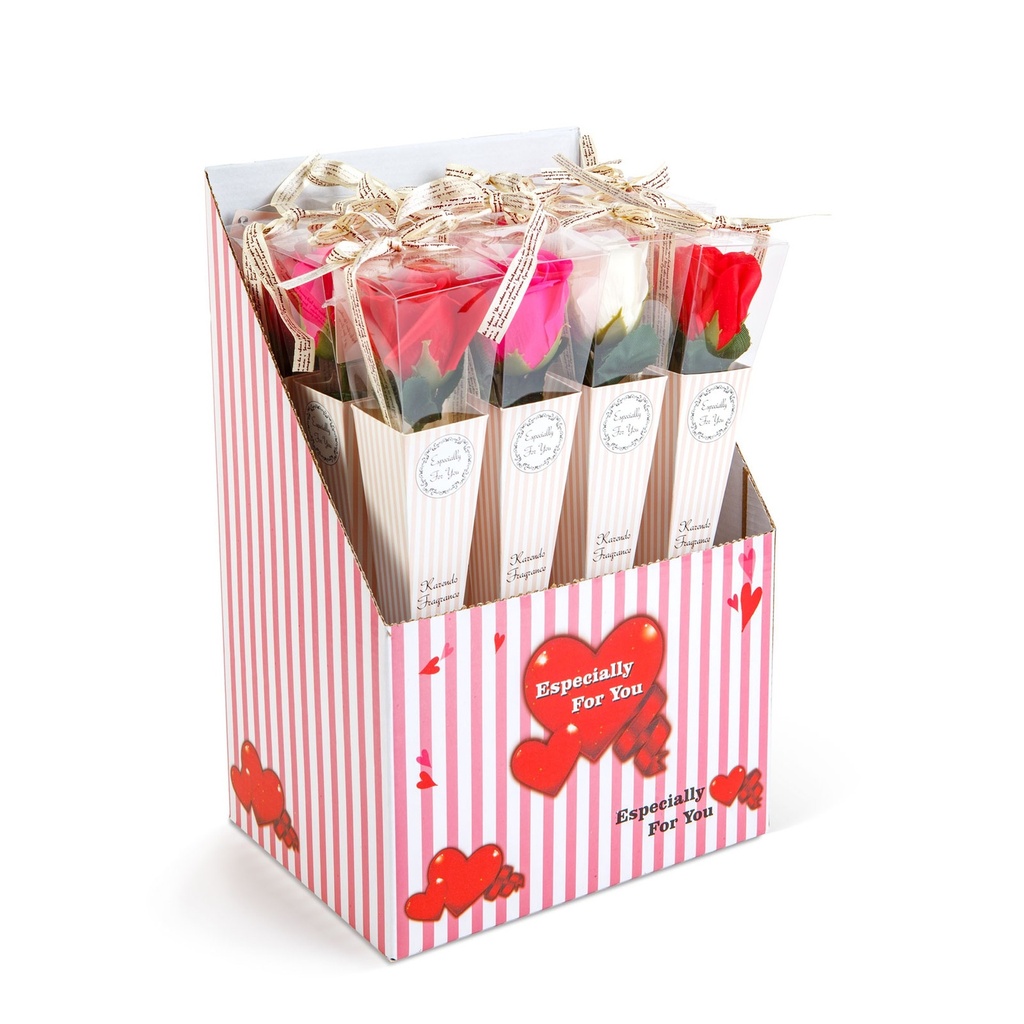 Trandafiri artificiali, decor, 5x5x30cm