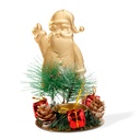 Mos Craciun suport de lumanare, Advent, 8x13cm