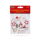 Decor Craciun, lemn, elf, 11cm