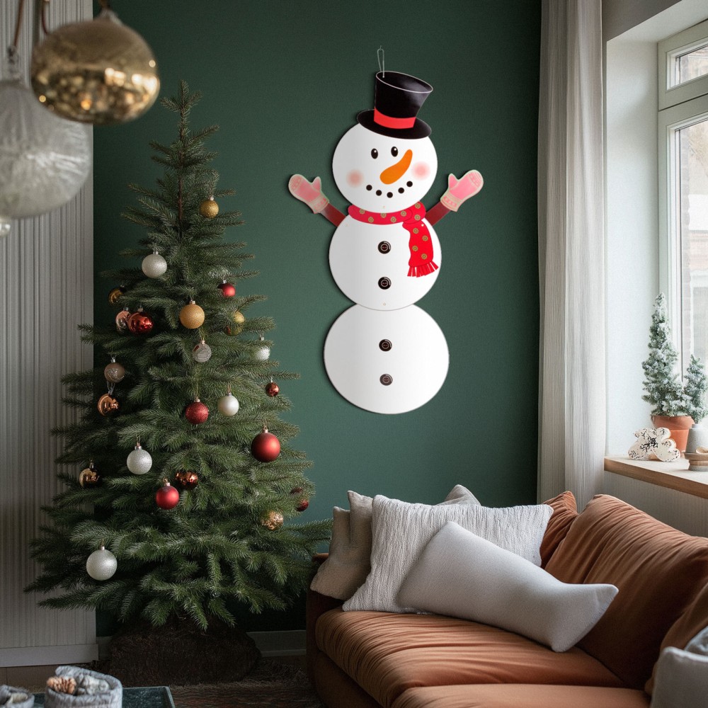 Decor Craciun, om de zapada, hartie, 90cm