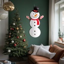 Decor Craciun, om de zapada, hartie, 90cm