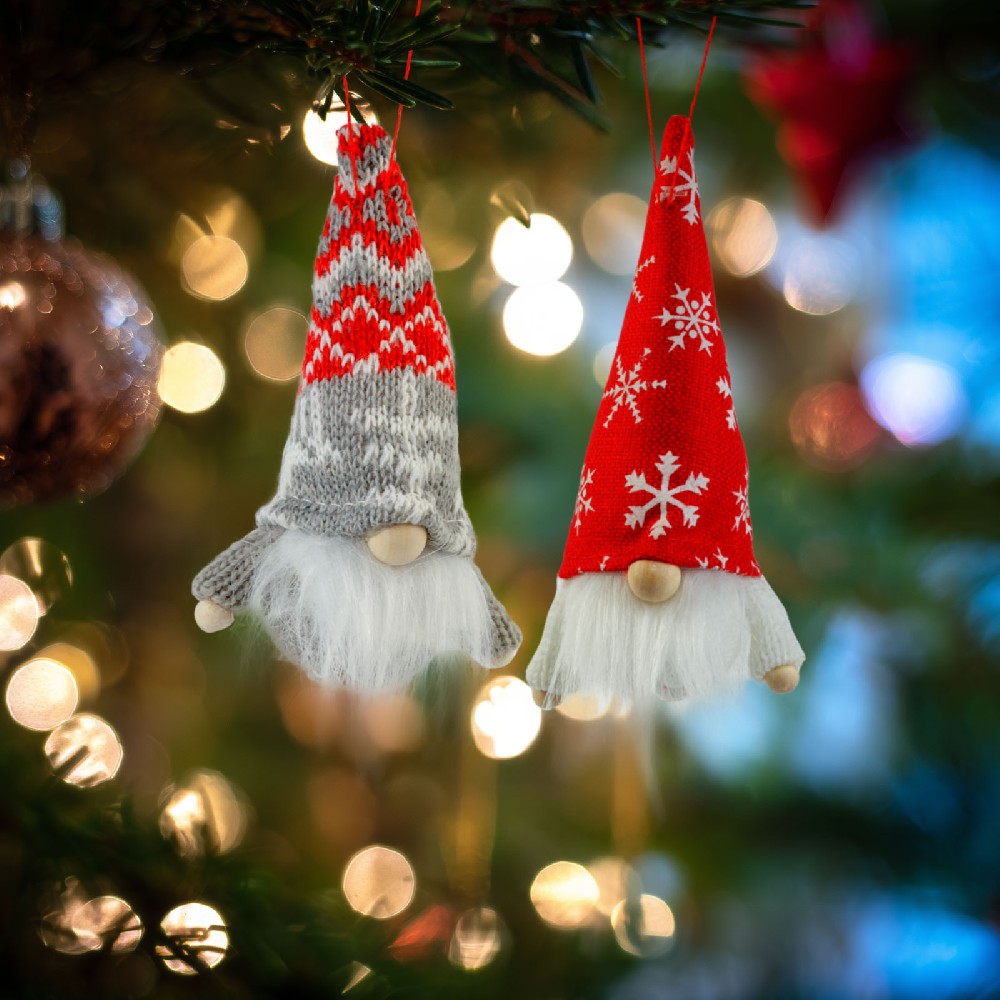 Spiridus scandinav textil, Craciun, 15cm