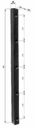 Tampon Cauciuc, Remorca, Dreptunghiular 940x50x55mm (94x5x5.5cm)
