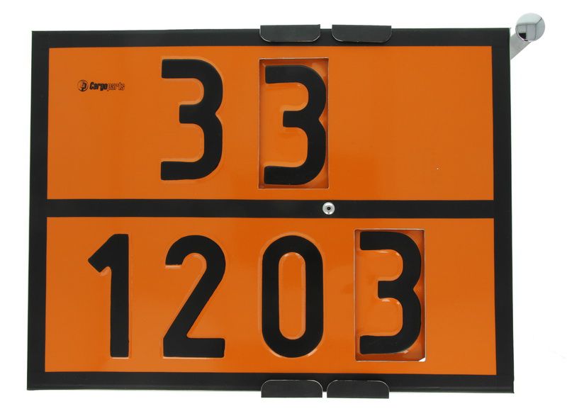 Placa ADR Benzina Si Ulei ( Motorina ), 40 x 30 cm ( 400 x 300 mm )
