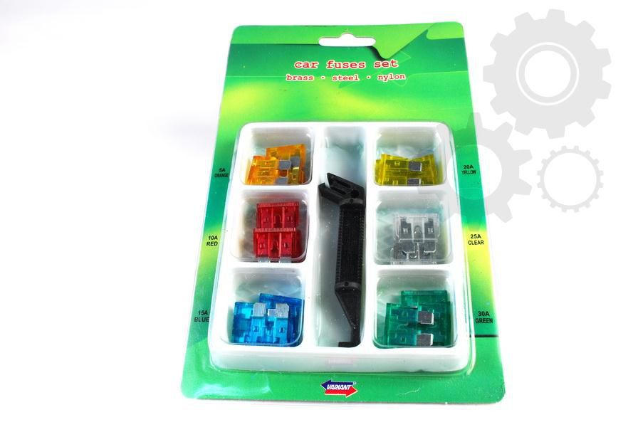 Sigurante Auto Placa, Set 25 Bucati + Graifer, Cleste Sigurante