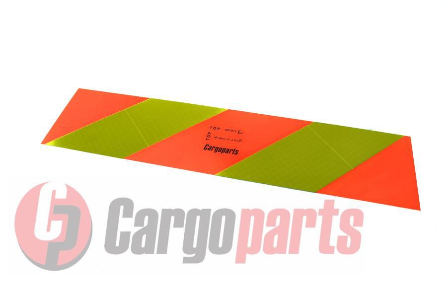 Placa Reflectorizanta Identificare Vehicul Scurt, Camion 565 x 140mm ( 56,5 x 14 cm ) - 2 buc