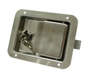 Inchidere usa cu cheie, Inox, 140x108mm