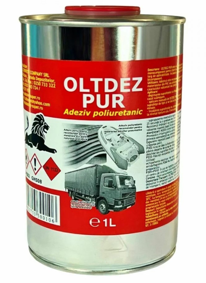 Adeziv pentru PVC, prelata, 1 litru