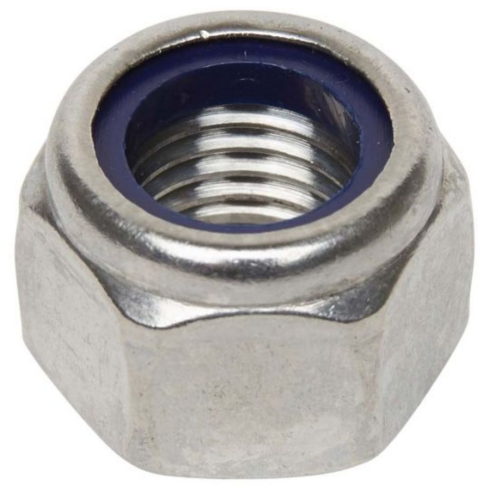 Piulita hexagonala cu autoblocare, zincata, M12