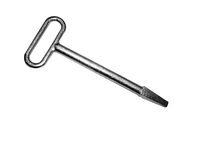 Cheie PICK, patrata, zincata