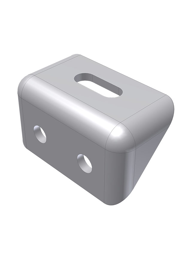 Consola, suport prindere sasiu, zincata, Eurocargo