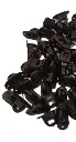 Set 100 capse ovale si butoni rotativi, Maro