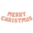 Balon Craciun, Merry Christmas, auriu rose