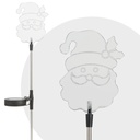 Lampa solara led, model Mos Craciun