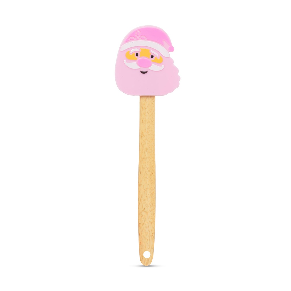 Spatula din silicon, Mos Craciun, 29x7.6cm