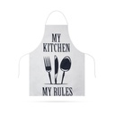Sort de bucatarie,  My kitchen, My rules!, 68x52cm