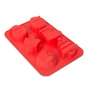 Forma de copt, silicon, Craciun, 25.5x16.5x3cm