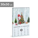Calendar LED, 2xAA, 30x50cm