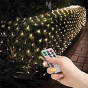 Plasa luminoasa, 100 LED, telecomanda, 1.5x1.5m