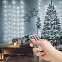 Perdea luminoasa 100 micro LED, telecomanda, 3x1m