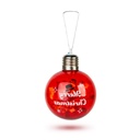 Glob de Craciun cu LED RGB,transparent, 8cm