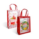 Punga decorativa pt cadouri, plastic,  2 modele, 24x19.5x9.5cm