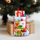 Geanta cadou, model cizma, Mos si ren, 33cm