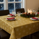 Fata de masa decorativa, fulg de nea, 140x240cm