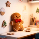 Decoratiune Craciun, turta dulce, 20cm