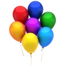 Baloane, colorate, set 15 buc.