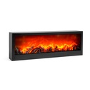 Semineu cu efect de flacari LED, baterie/USB, 60x10x20cm