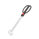 Clema pentru gratar, cu maner din plastic