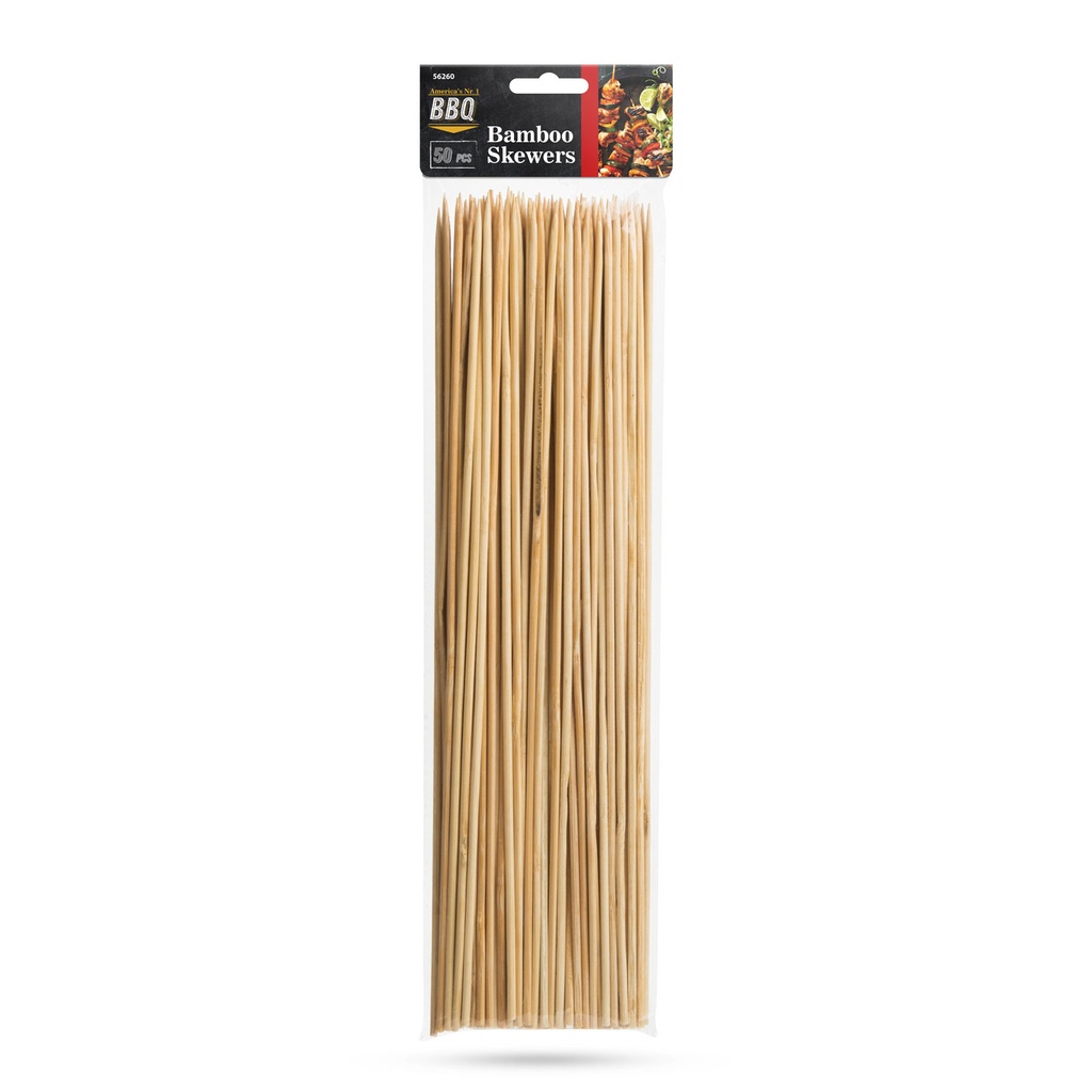 Frigarui din bambus, 30 cm, set 50 buc.