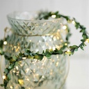 Decoratiune Craciun, ghirlanda, 10 LED, 2xAA, 1m