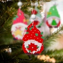 Ornamene brad, spiridusi, 4 modele, set 12 buc.