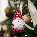 Decor brad, Mos Craciun, 85x50mm