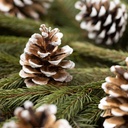 Decor Craciun, con, 5x4.5cm, set 10 buc.