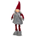 Elf Craciun, textil, picior telescopic, 40-60cm