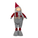 Elf Craciun, textil, picior telescopic, 40-60cm