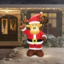 Ren gonflabil, 3 LED alb, IP44, 135cm