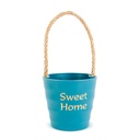 Decor ghiveci, cu sfoara, 9x8cm