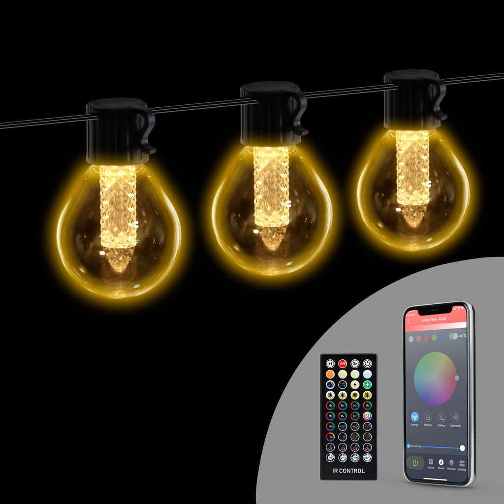Sir de lumina inteligenta, 25 LED, bluetooth, 15m