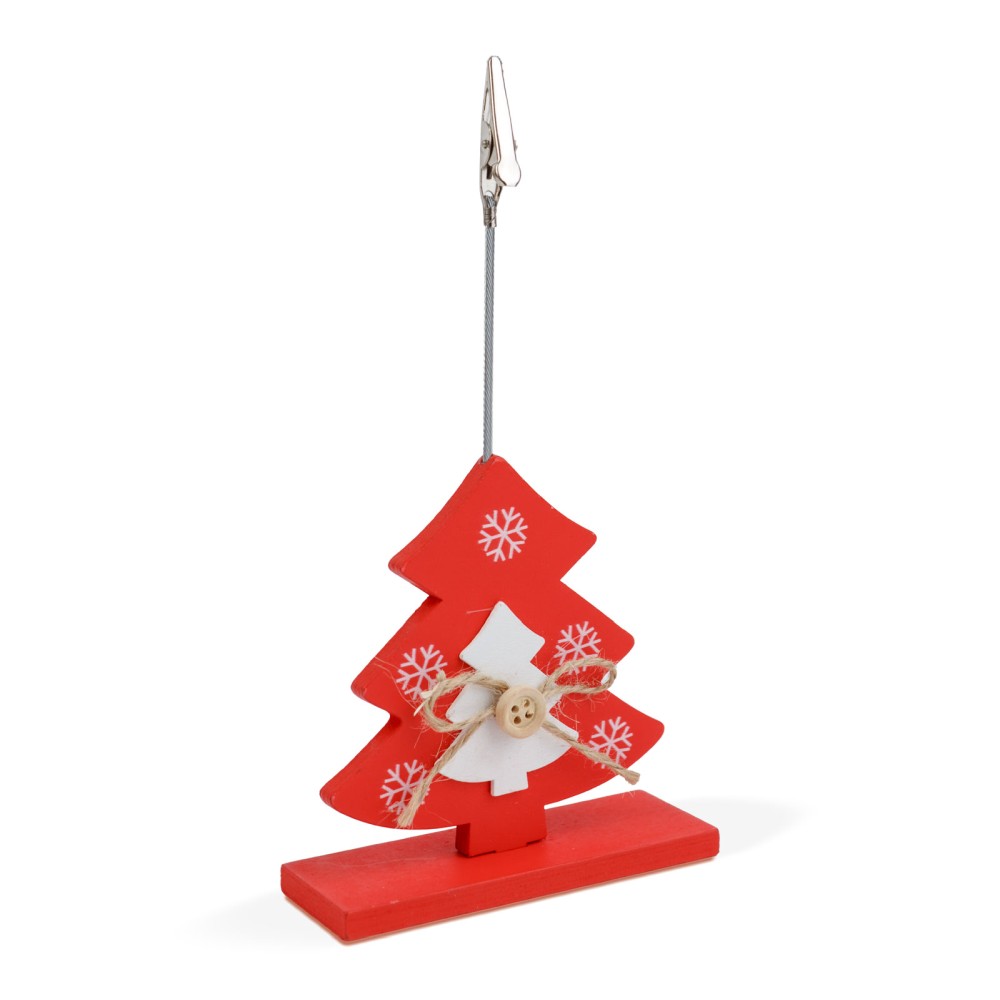 Suport card pentru locuri cu cleme, brad, 8.5x12cm