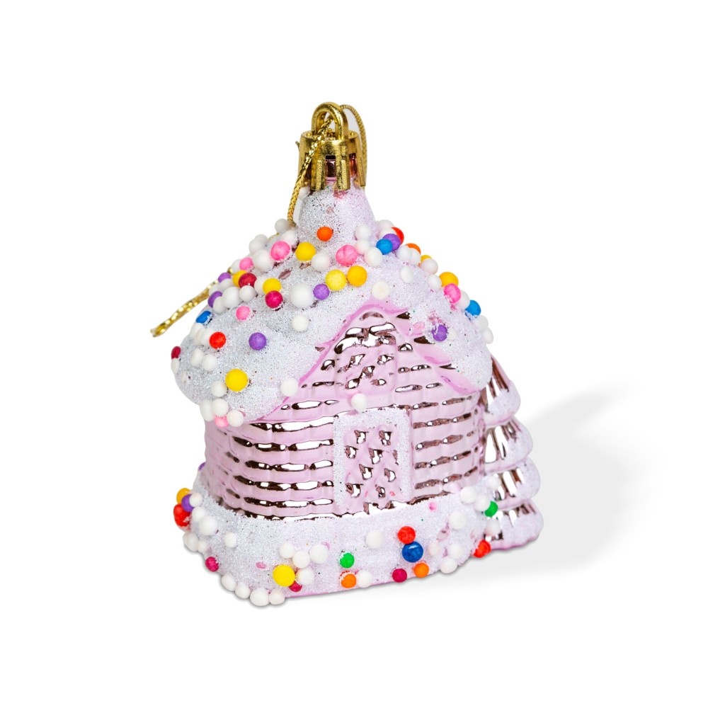 [58587] Ornament brad, casa, 8x6x4cm