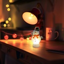 Decor LED, alb cald, om de zapada