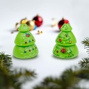 Decor jucarie bradulet, 6x5x4cm, set 2 buc.