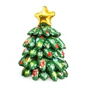 Balon, folie aluminiu, 3D, 360°, brad, 38x34cm